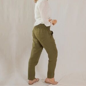 Emme Everyday Transitional Smocked Linen Pant